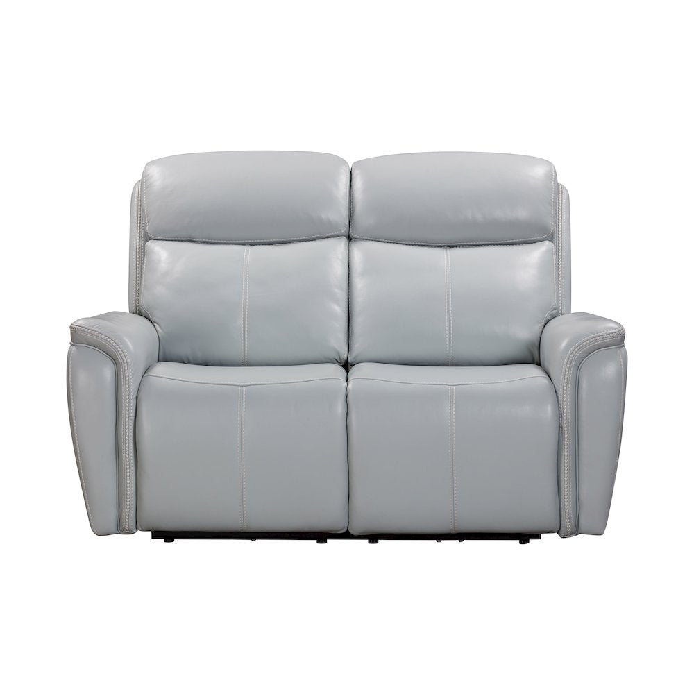 Cascade - Seamist Grey Power Reclining Sofa and Loveseat