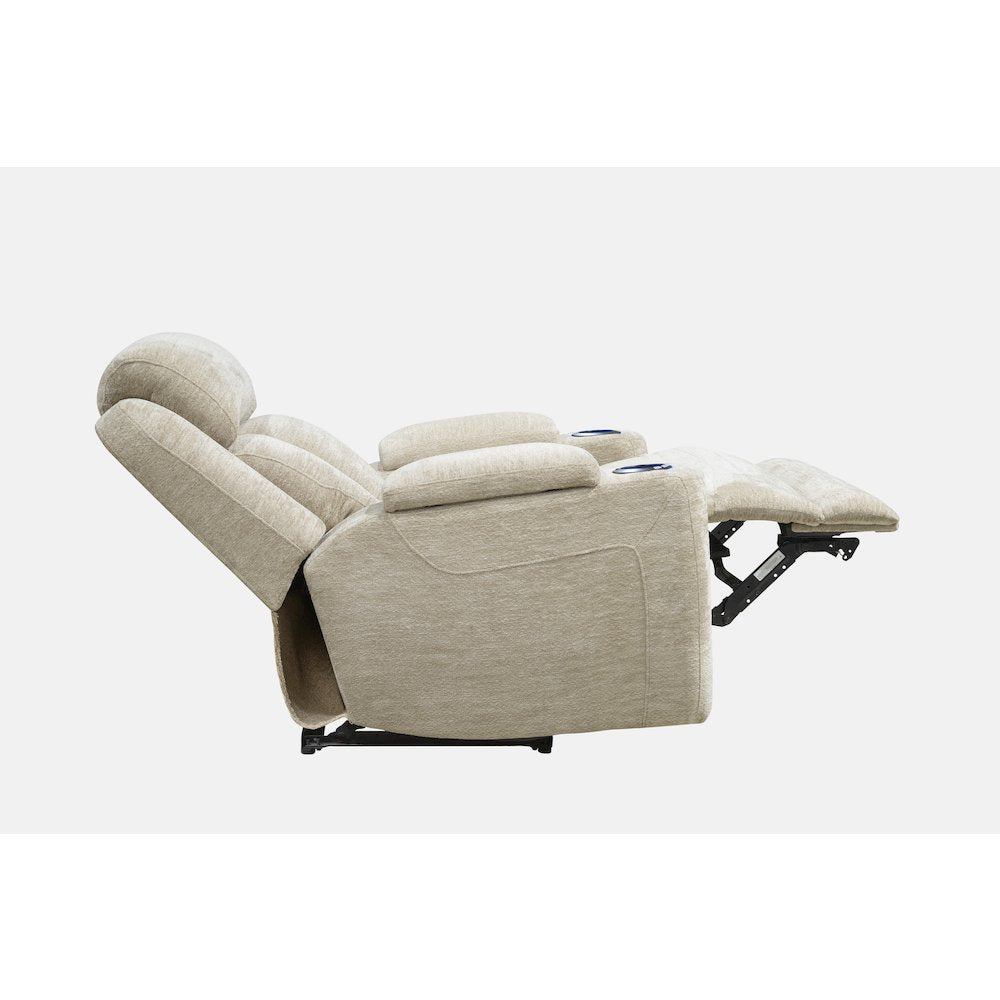 Dalton - Lucky Fawn Power Reclining Sofa and Two Recliners