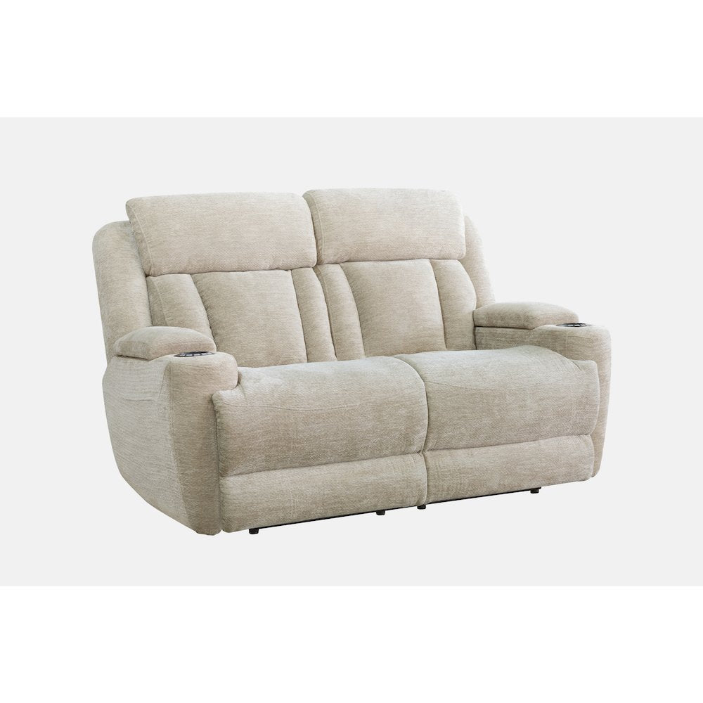 Dalton - Lucky Fawn Power Reclining Sofa and Loveseat