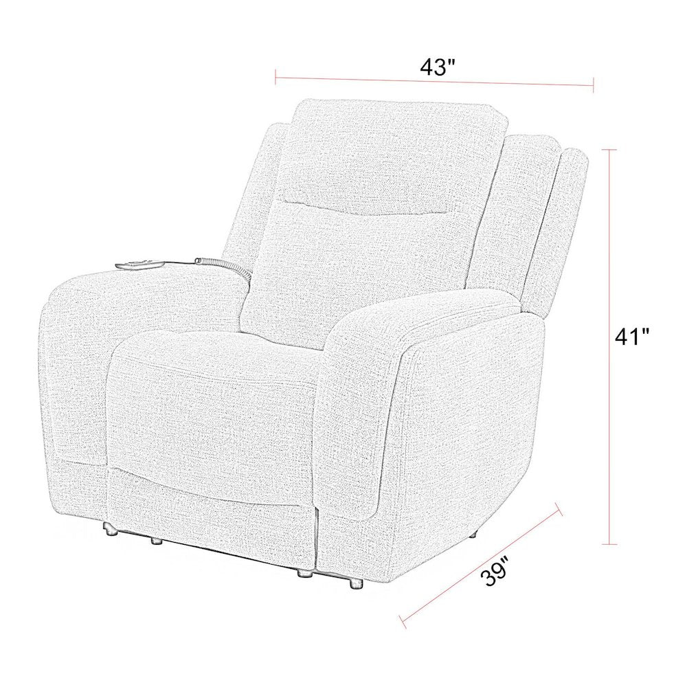 Penfield - Frappe Power Reclining Sofa and Two Recliners