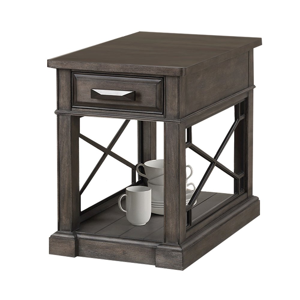Sundance - Smokey Grey Cocktail Table with 2 Chairside Tables and Console Table