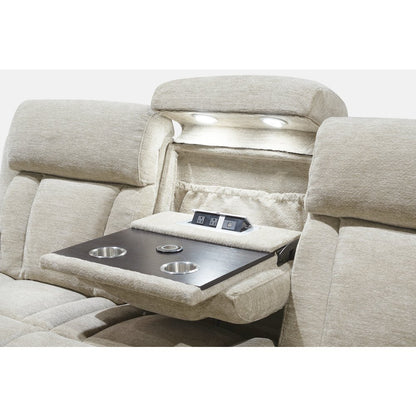 Dalton - Lucky Fawn Power Reclining Sofa and Recliner