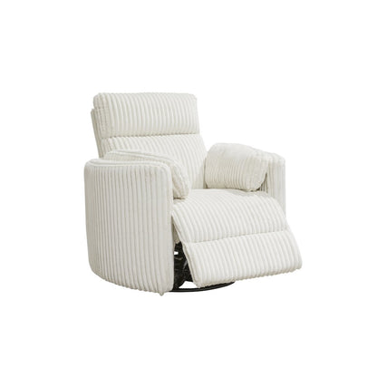 Radius - Mega Ivory Power Reclining Sofa and Two Recliners