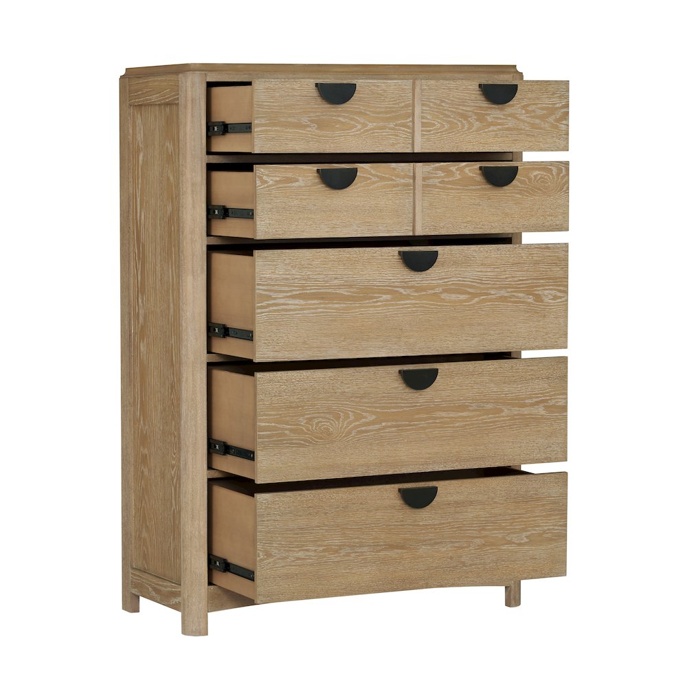 Bedroom King Poster Bed 2 Nightstands Dresser with Mirror and Chest