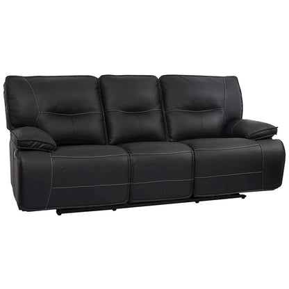 Spartacus - Black Power Reclining Sofa and Recliner