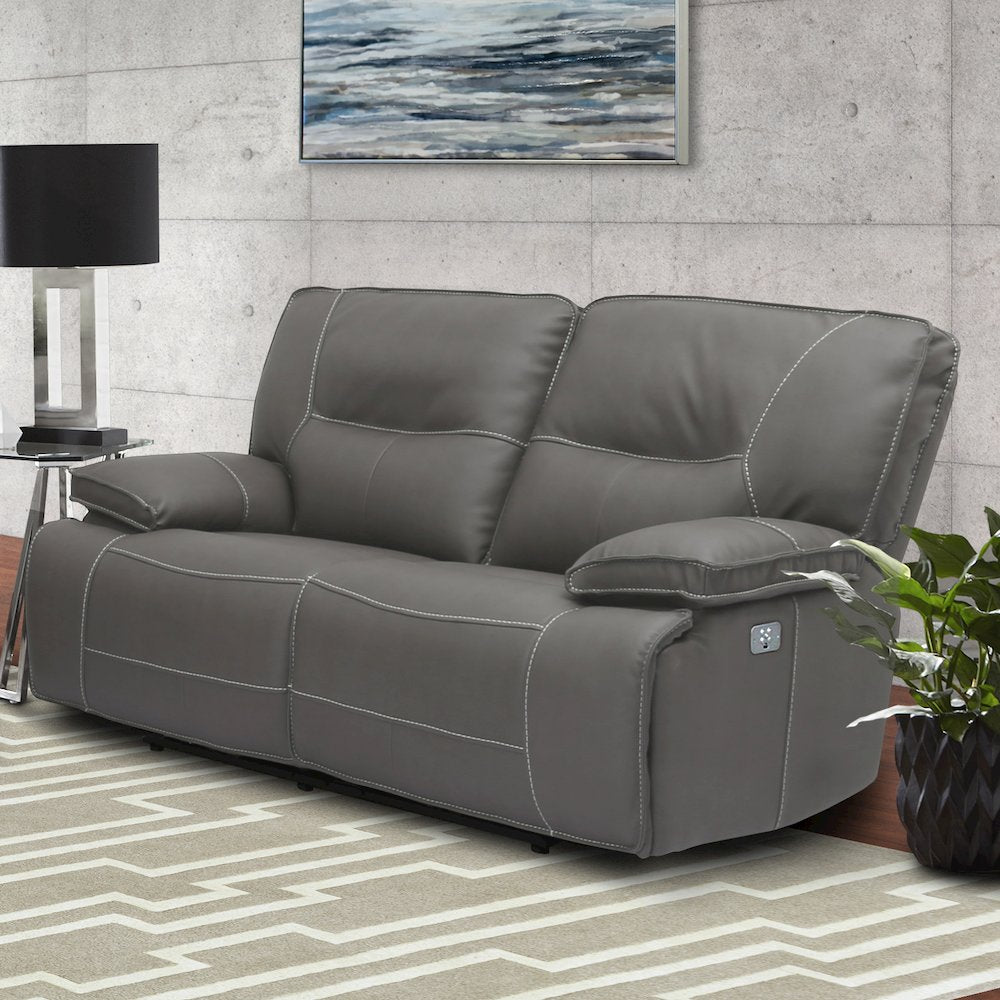 Spartacus - Haze Power Reclining Sofa and Loveseat