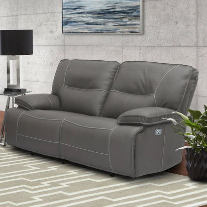 Spartacus - Haze Power Reclining Sofa and Loveseat