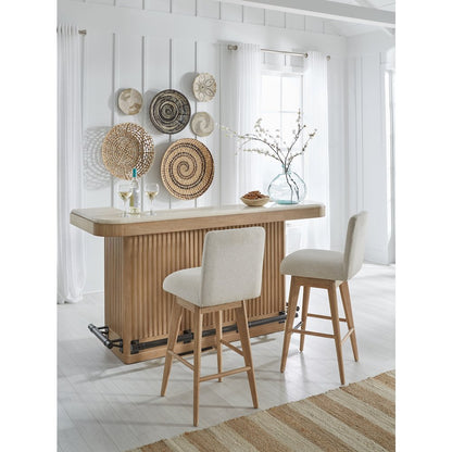 Dining 78 In. Bar with Stone Top
