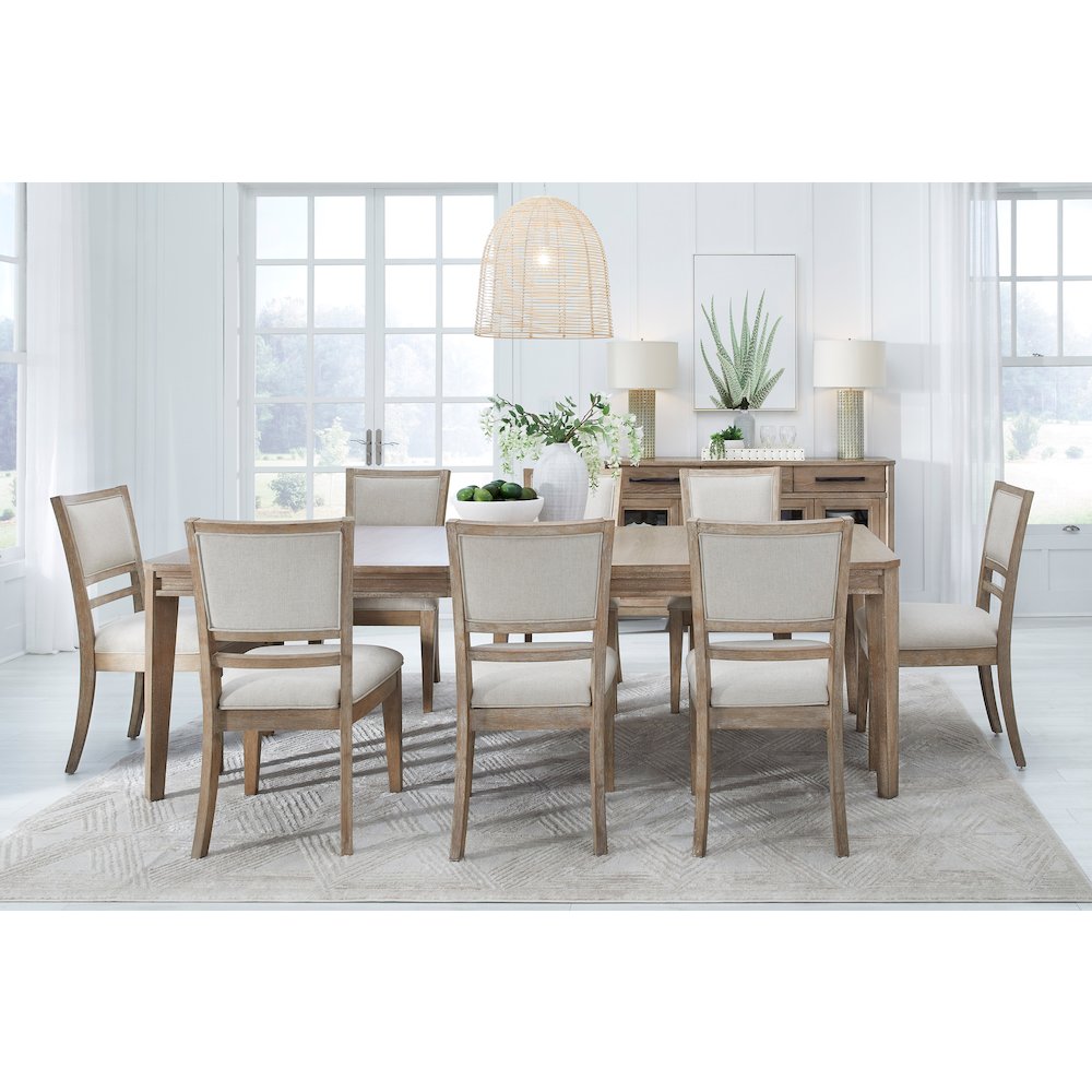 Breckenridge Dining 78-96 Inch Rectangular Table with 18 Inch Leaf