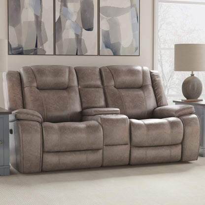Blake - Desert Taupe Manual Reclining Sofa and Loveseat