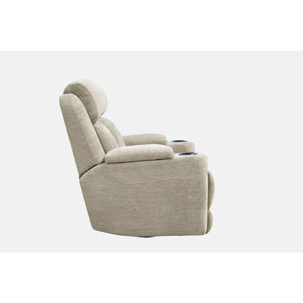 Dalton - Lucky Fawn Power Reclining Sofa and Two Recliners