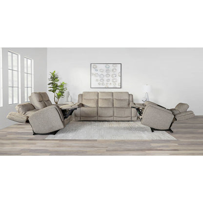Penfield - Frappe Power Zero G Console Loveseat with Heat, Massage & Speaker P3