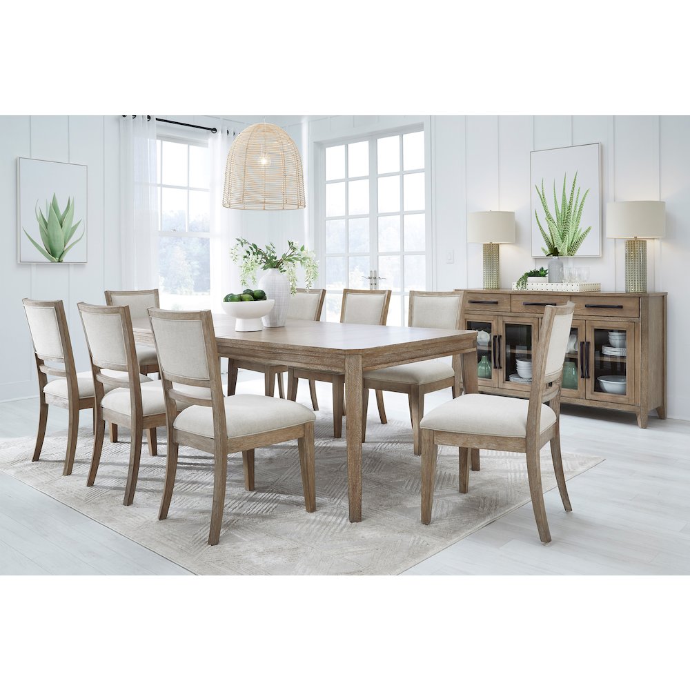 Breckenridge Dining 78-96 Inch Rectangular Table with 18 Inch Leaf