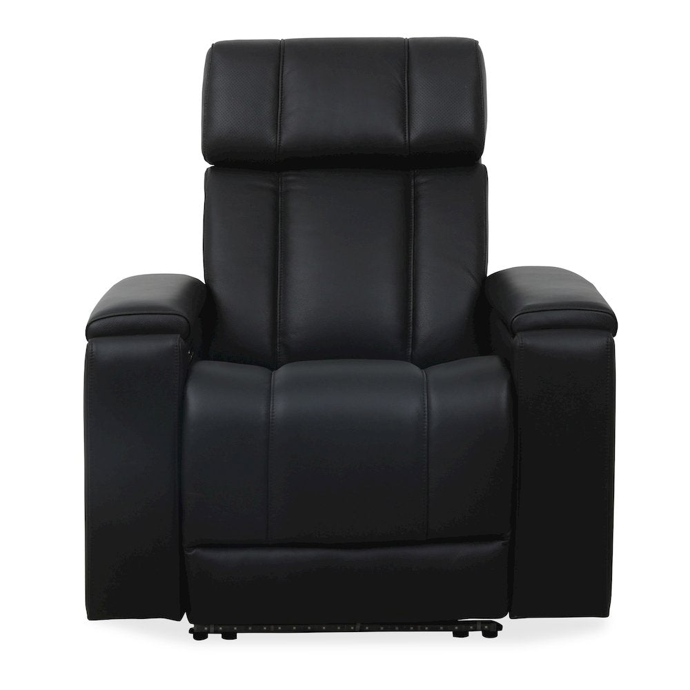 Phoenix Autumn Black Zero Gravity Power 3 Seat Home Theater Seating with