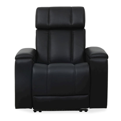 Phoenix Autumn Black Zero Gravity Power 3 Seat Home Theater Seating with