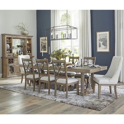 Parker House Sundance - Sandstone 66 In. Buffet and Hutch with Quartz Insert