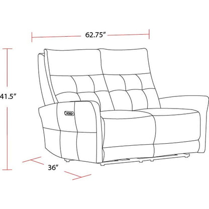 Gershwin - Lucca Butterscotch Power Reclining Sofa and Loveseat