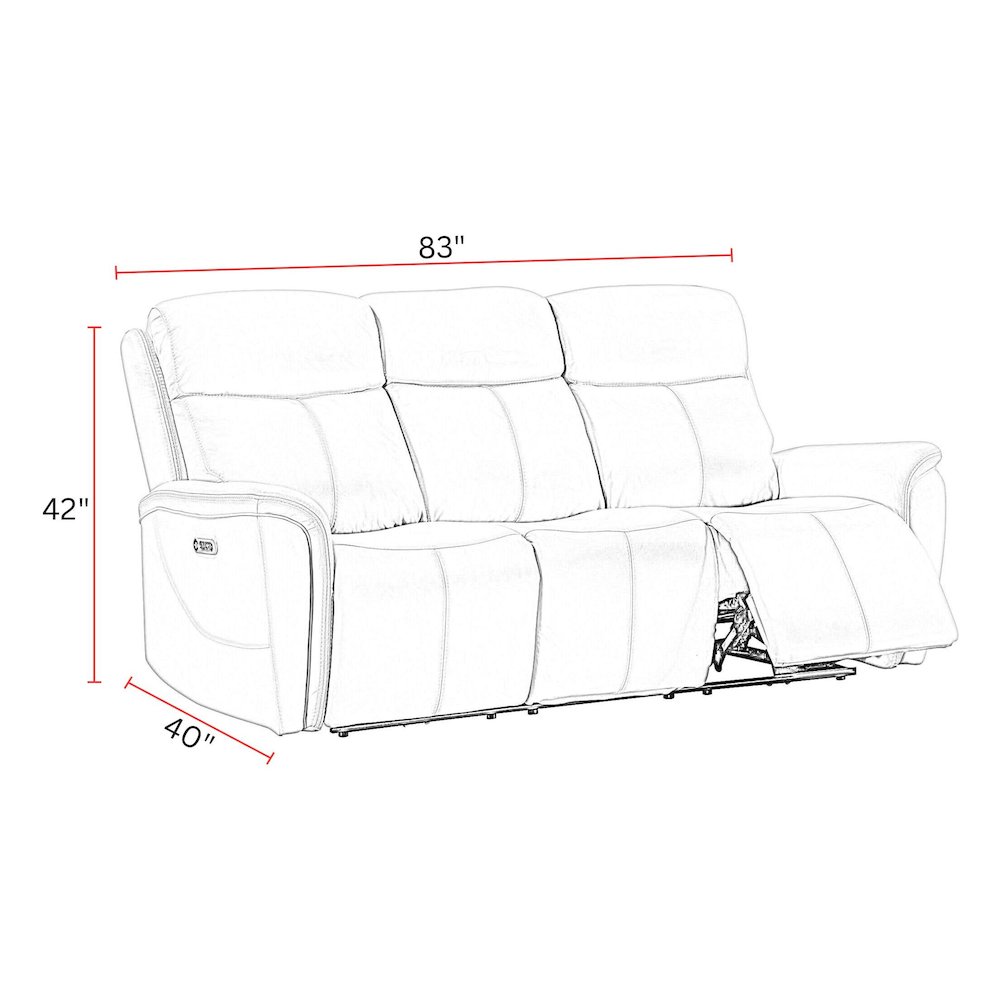 Cascade - Auburn Power Reclining Sofa and Recliner