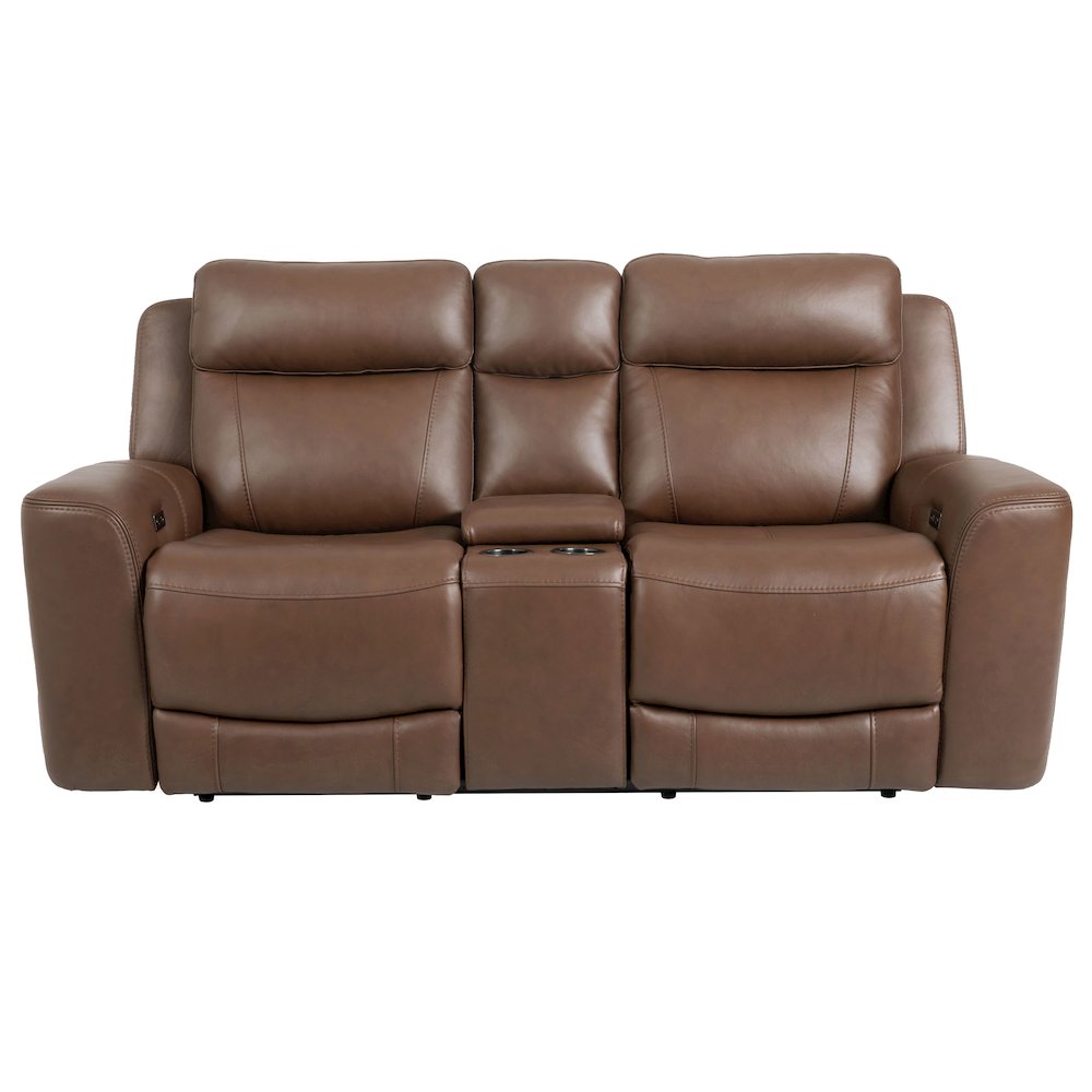 Calgary - Autumn Umber Power Reclining Sofa and Loveseat
