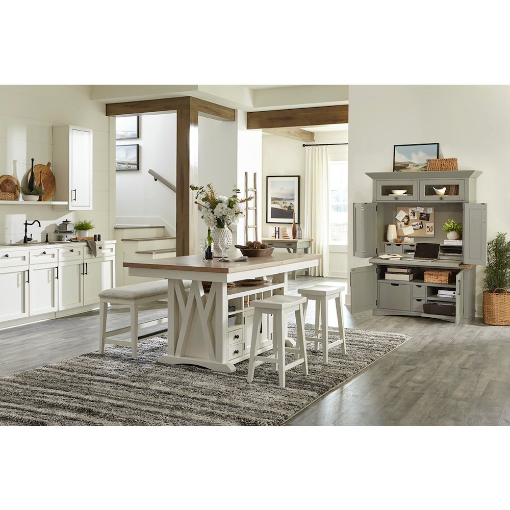Modern Dining 58 In. Upholstered Bench