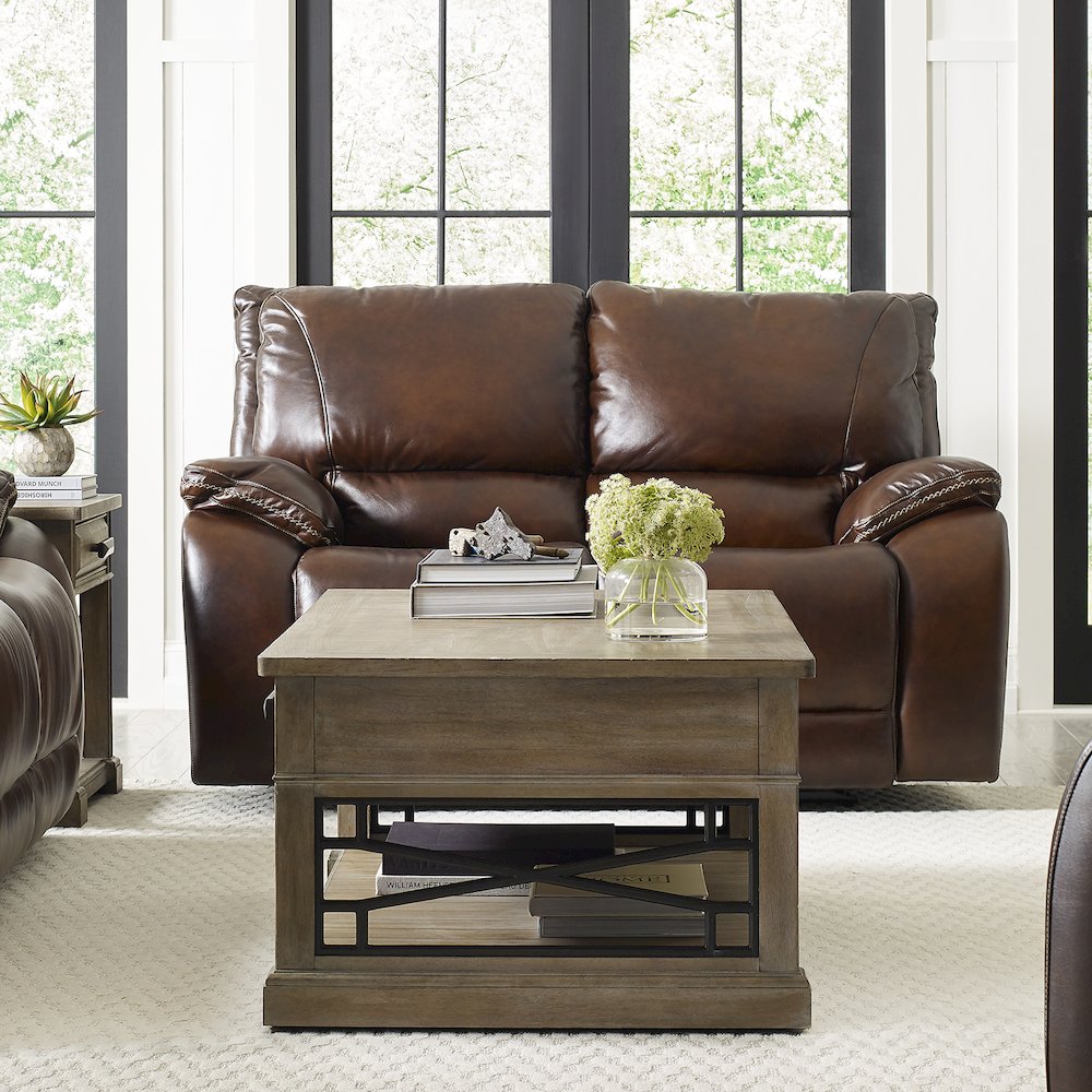 Vail - Burnt Sienna Power Reclining Sofa and Loveseat