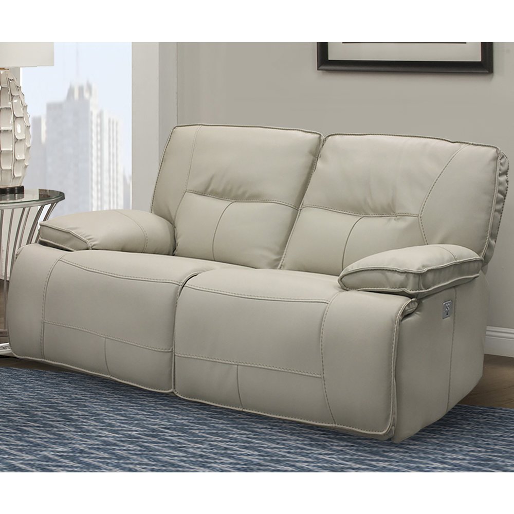 Spartacus - Oyster Power Reclining Sofa and Loveseat