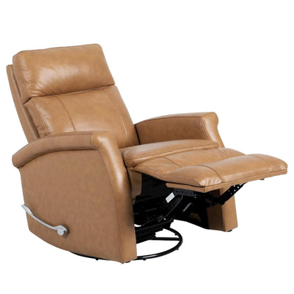 Beige Swivel Glider Recliner, Nursing Chair, Baby Glider Chair for Nursery