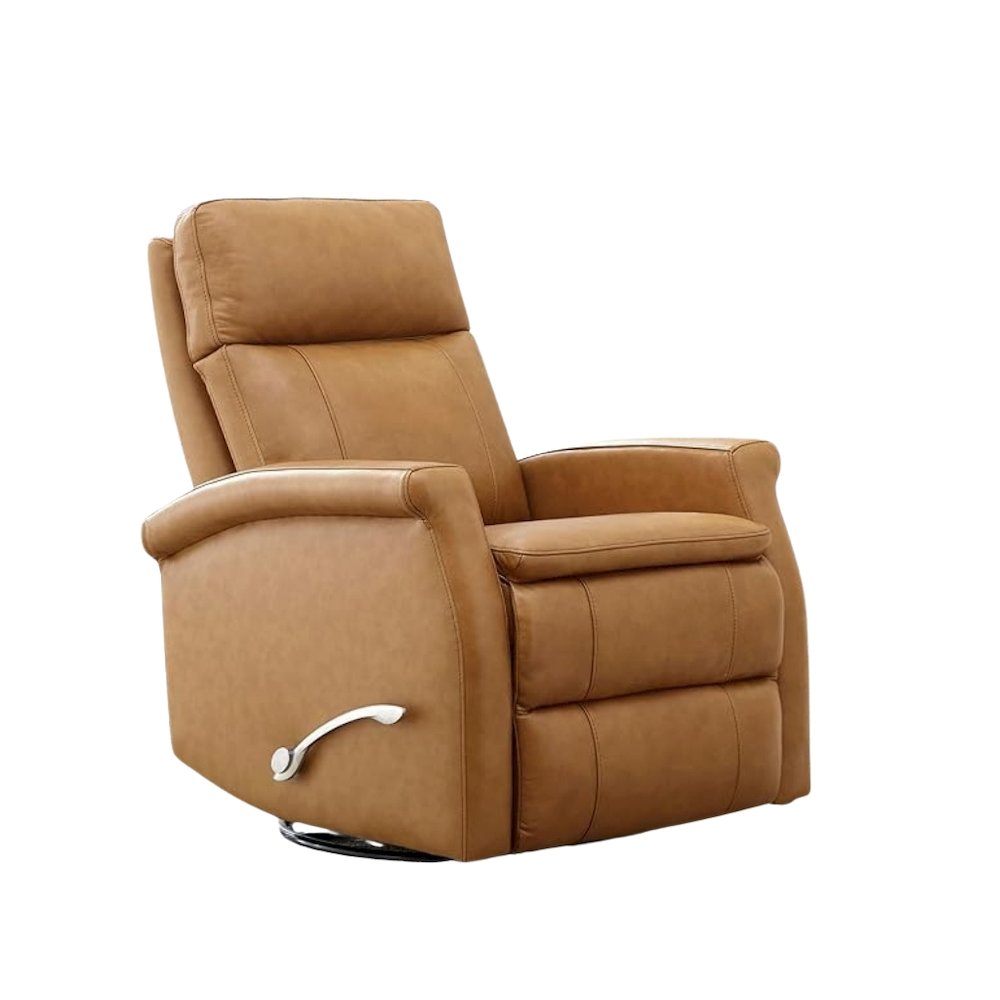 Beige Swivel Glider Recliner, Nursing Chair, Baby Glider Chair for Nursery
