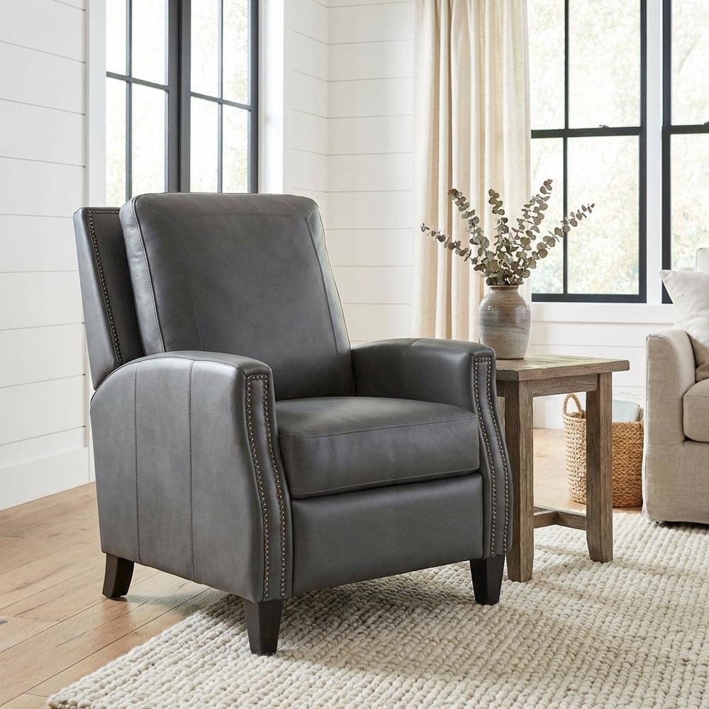 Hunter - Echo Grey Manual Pushback Recliner