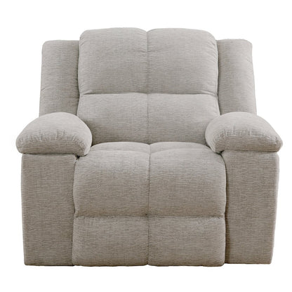 Buster - Opal Taupe Manual Reclining Sofa and Recliner