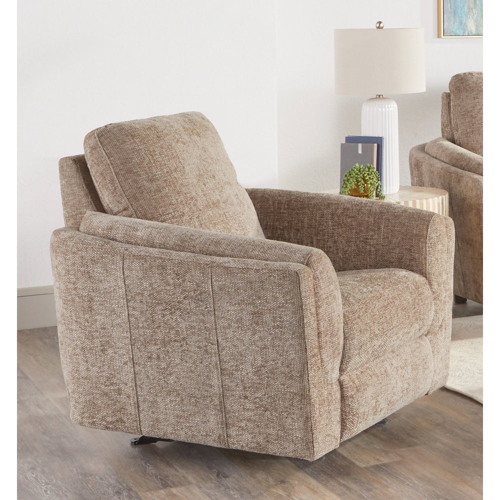 Morehead - Biscotti Power Reclining Sofa Loveseat and Recliner