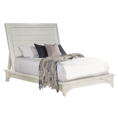 Modern Bedroom Queen Platform Bed with 2 Nightstands
