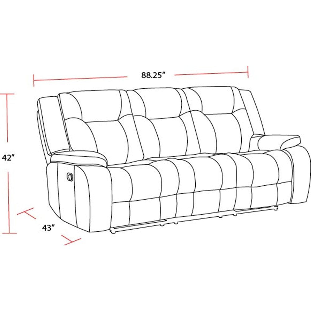Blake - Desert Taupe Manual Reclining Sofa and Loveseat
