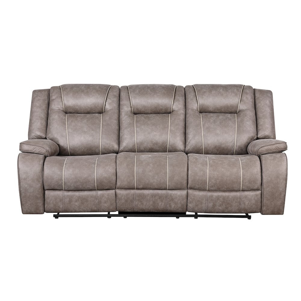 Blake - Desert Taupe Manual Reclining Sofa and Loveseat
