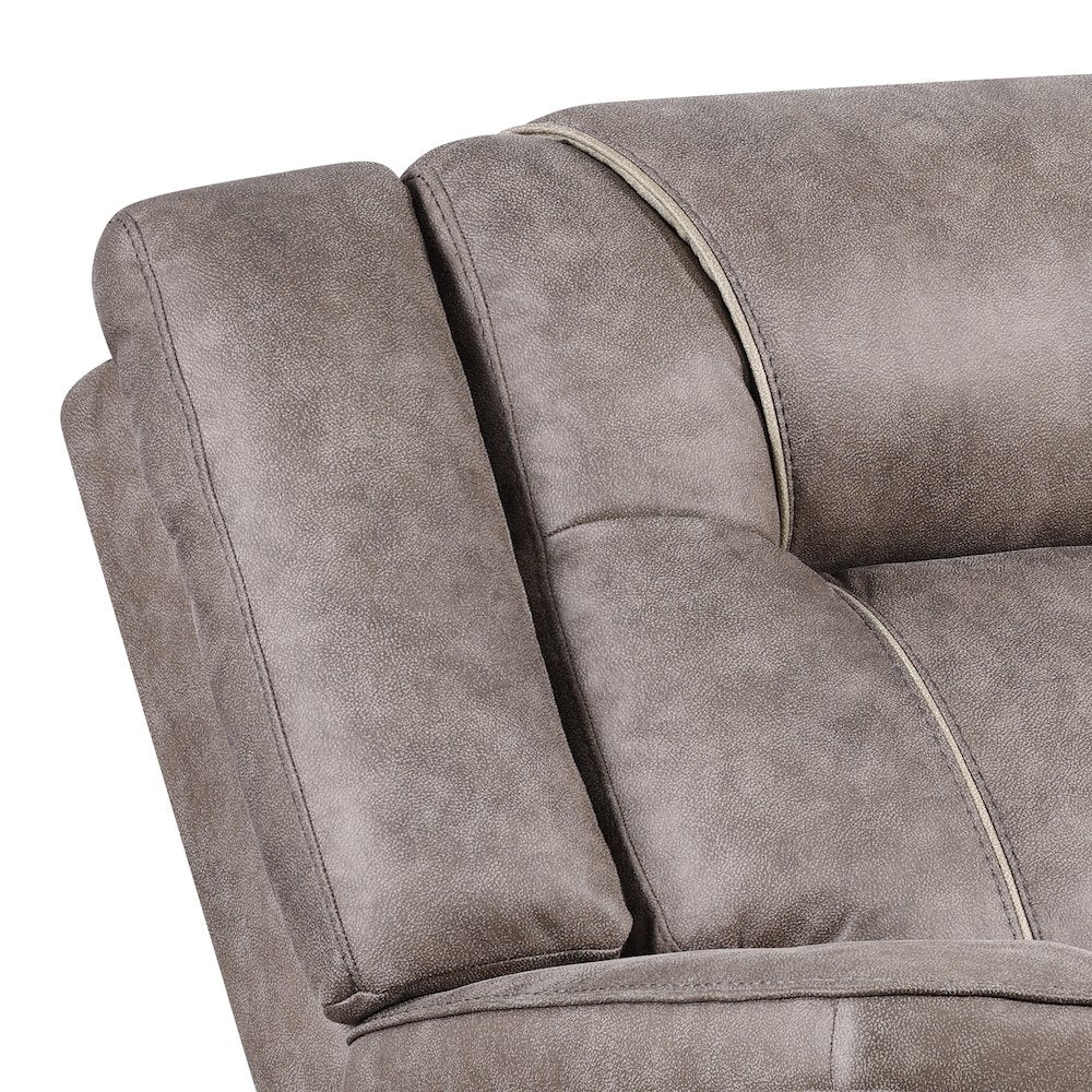 Blake - Desert Taupe Manual Reclining Sofa and Loveseat