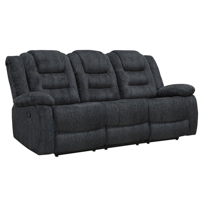 Bolton - Misty Storm Manual Glider Reclining Sofa and Loveseat