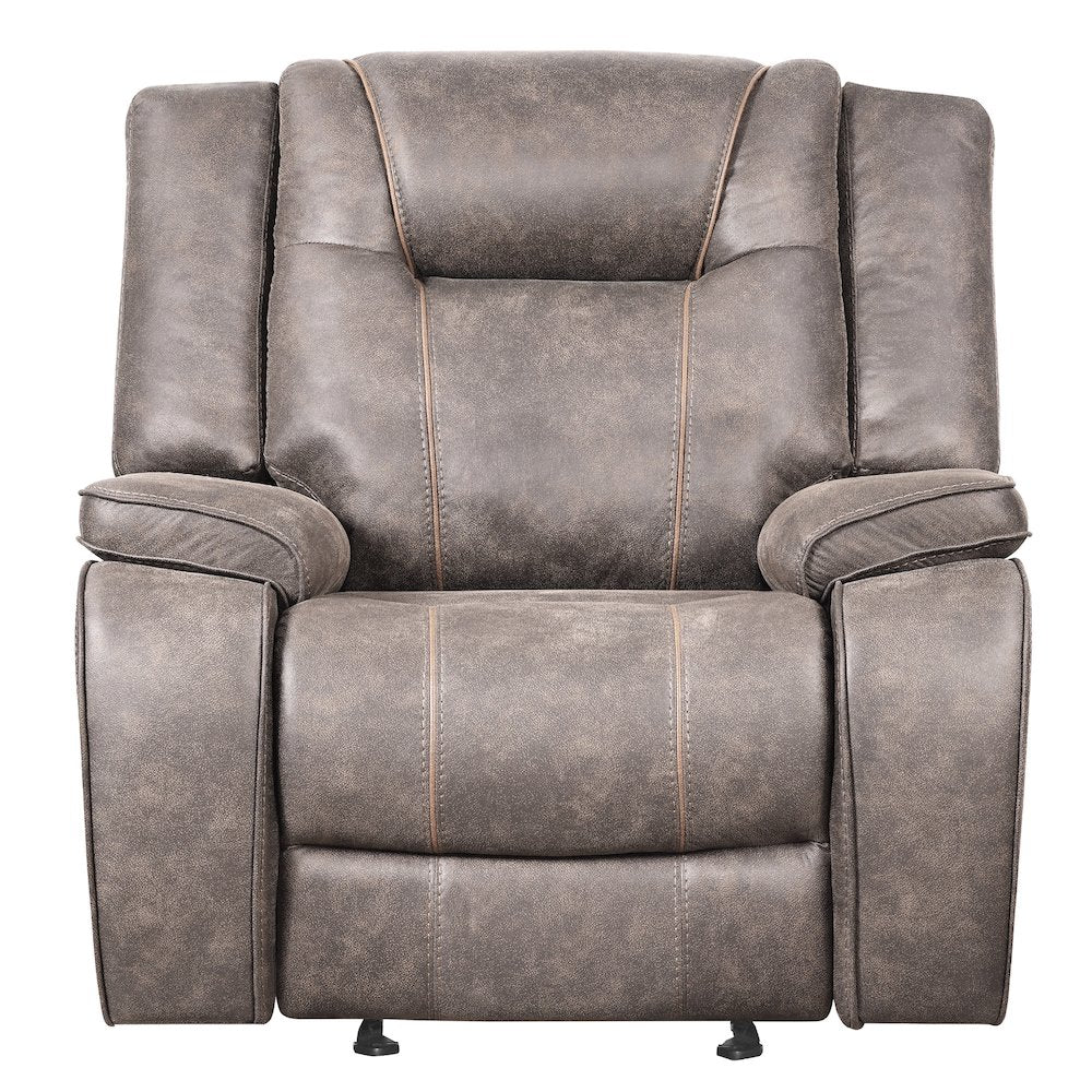 Blake - Desert Taupe Manual Reclining Sofa and Recliner