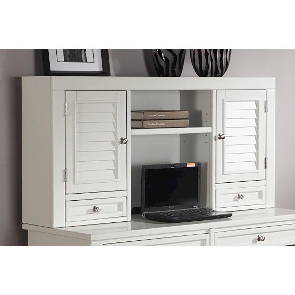Boca L Shape Desk with Hutch