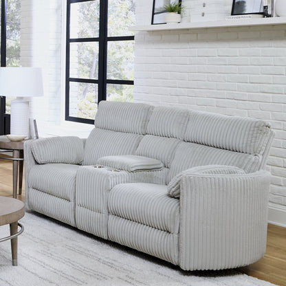 Radius - Mega Grey Power Reclining Sofa and Loveseat