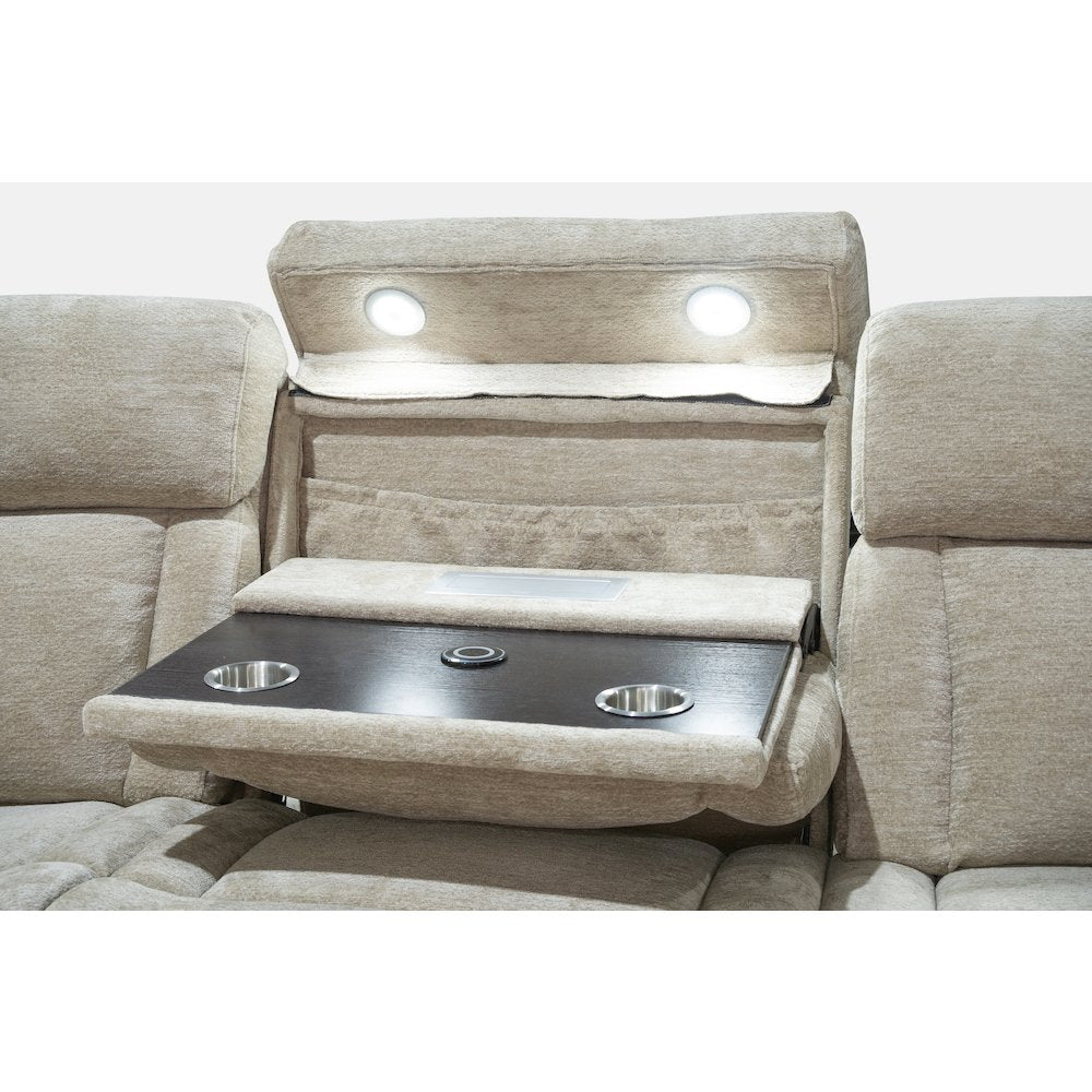 Dalton - Lucky Fawn Power Reclining Sofa Loveseat and Recliner