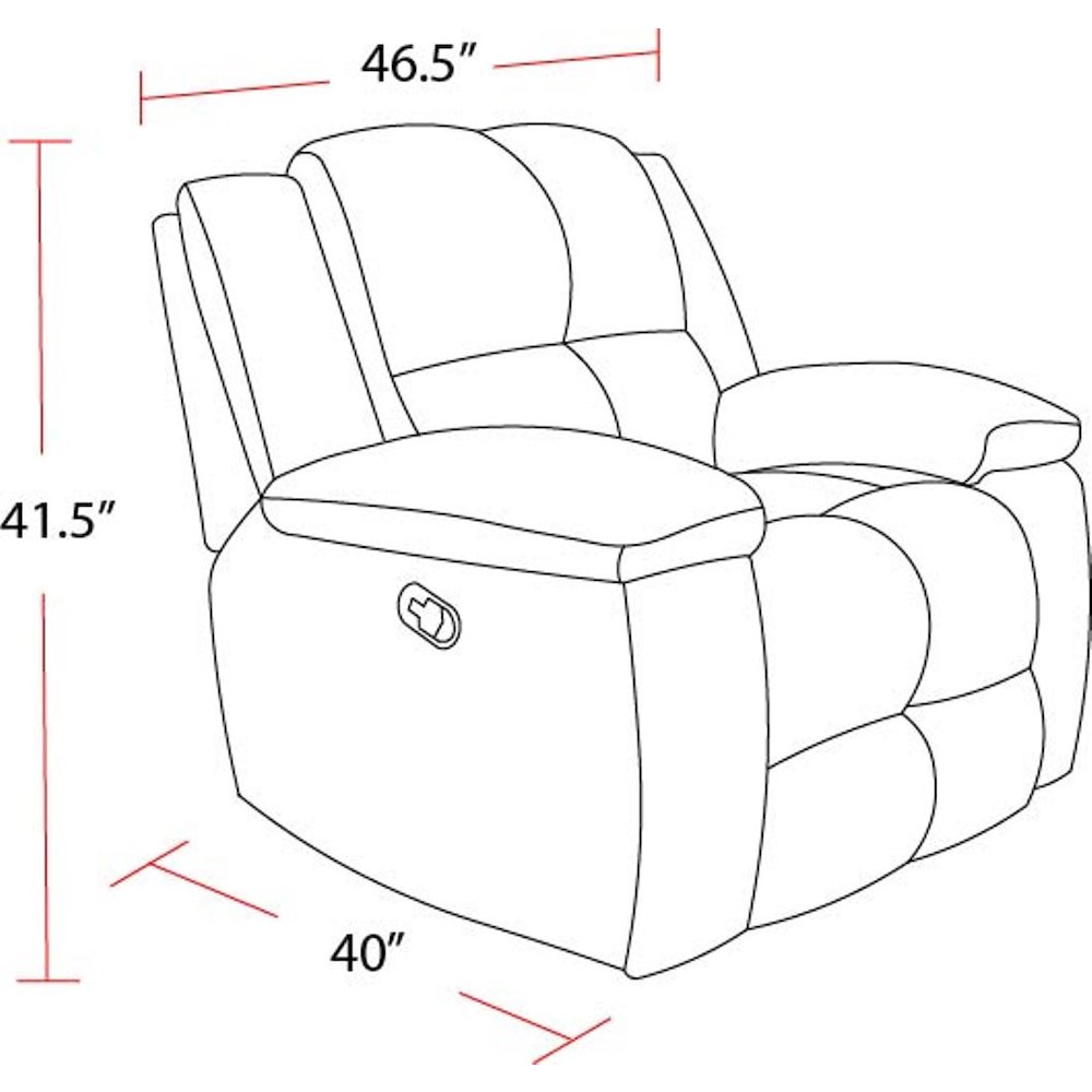 Buster - Opal Taupe Manual Reclining Sofa and Recliner