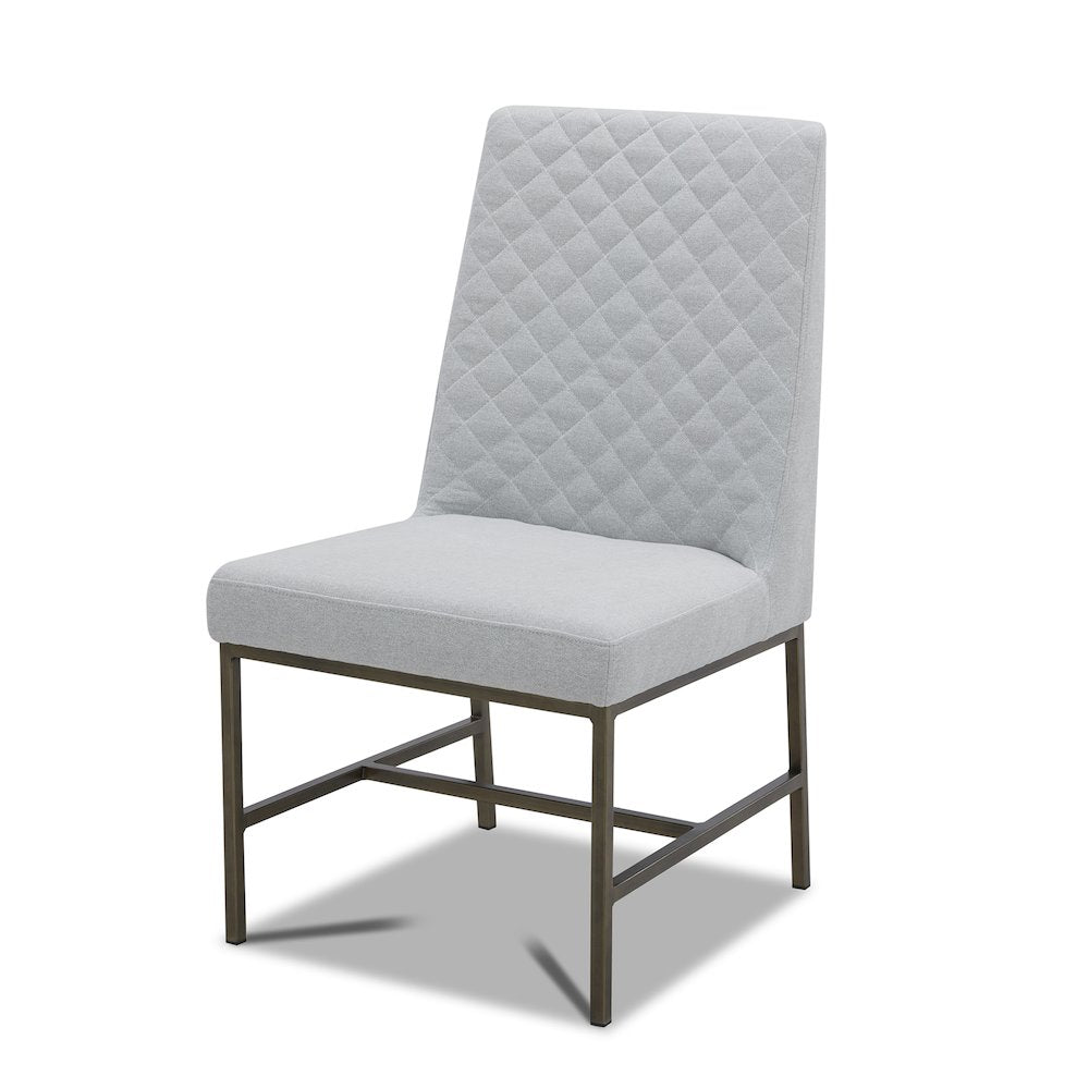 Monaco Dining 86 In. Rectangular Dining Table With 4 Upholstered Chairs
