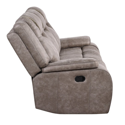 Blake - Desert Taupe Manual Reclining Sofa and Loveseat