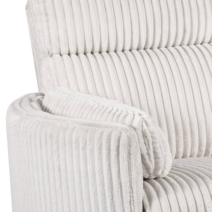 Radius - Mega Ivory Power Reclining Sofa and Two Recliners