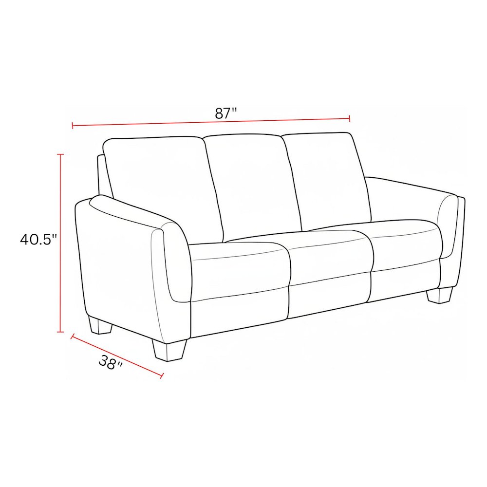 Morehead - Biscotti Power Reclining Sofa Loveseat and Recliner