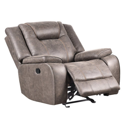 Blake - Desert Taupe Manual Reclining Sofa and Recliner