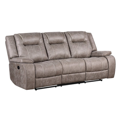 Blake - Desert Taupe Manual Reclining Sofa and Loveseat