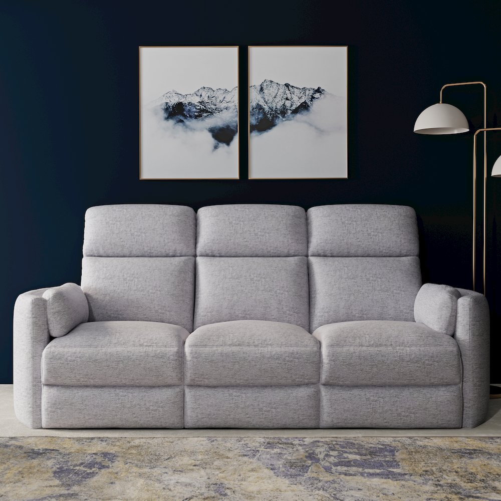 Radius - Mineral Power Reclining Sofa Loveseat and Recliner