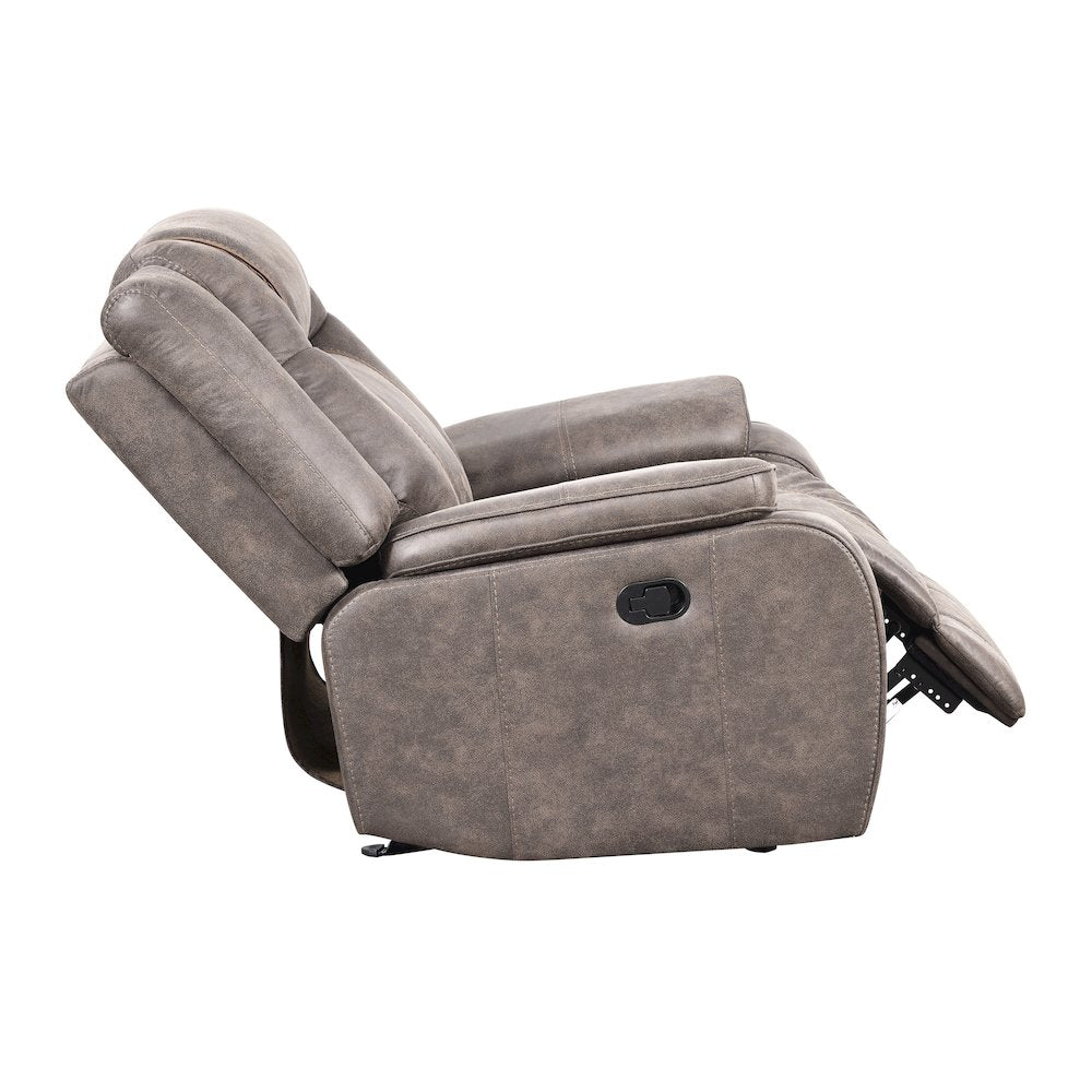 Blake - Desert Taupe Manual Reclining Sofa and Recliner