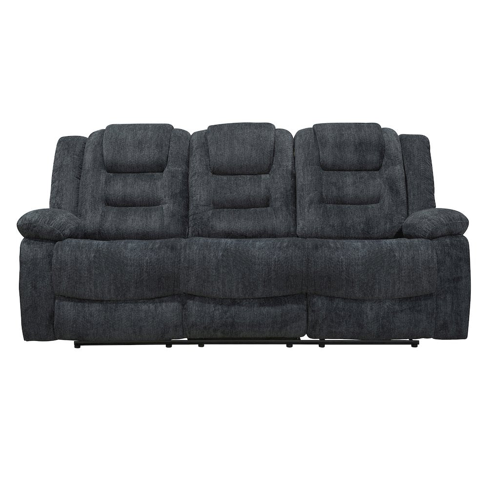 Bolton - Misty Storm Manual Glider Reclining Sofa and Loveseat
